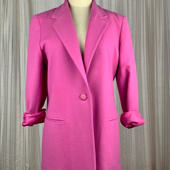 bubble gum pink blazer